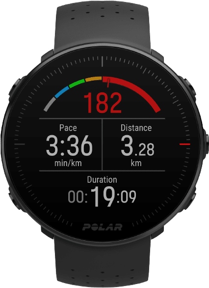 Beste smartwatch Polar Vantage M in zwart